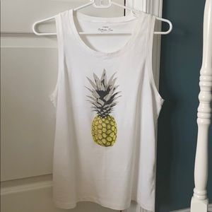 J Crew pineapple tank
